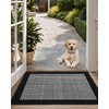 LUMI Door Mat Indoor Entrance, Non-Slip Durable Indoor Door Mat,