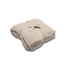 Barefoot Dreams CozyChic Ribbed Bed Blanket Full/Queen Stone
