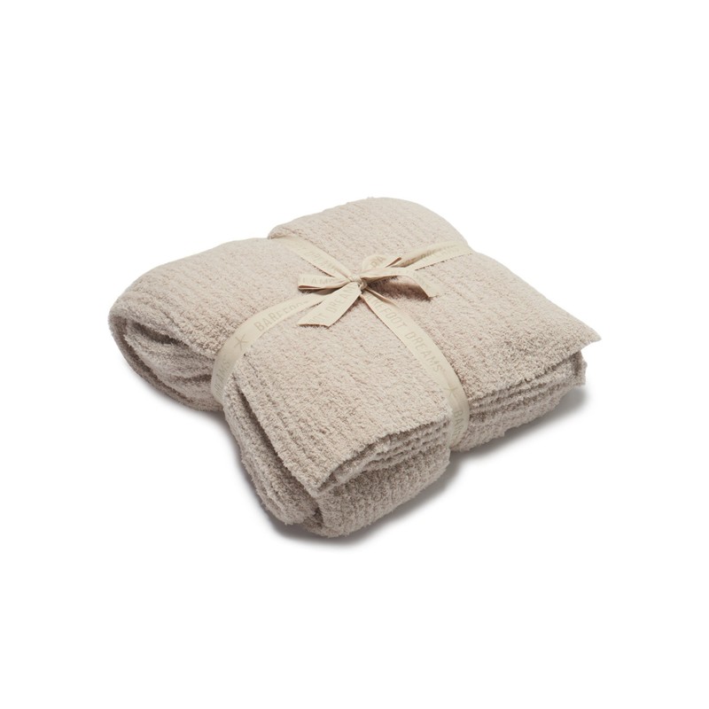 Barefoot Dreams CozyChic Ribbed Bed Blanket Full/Queen Stone