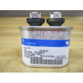 GENTEQ 27L570 Film Capacitor, Motor Run, 5 uF, PP (Polypropylene), 370 VAC, 27L Series