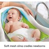 Fisher-Price Baby Toddler Bath 4-In-1 Sling N Seat Tub-Removable Infant