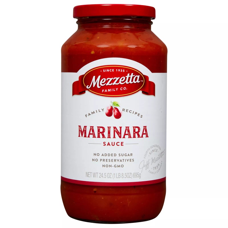 Mezzetta Sauce Marinara Home made 24.5 oz (Pack Of 6)