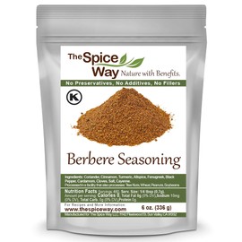 The Spice Way Ethiopian Berbere – Mildly Hot Ethiopian Traditional Spice Blend. No Additives, No Preservatives, No Fillers, just spices we grow in our farm Resealable Bag 6 oz