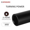 ATOOLMIC Deep Impact Socket, Metric, 1/2-Inch Drive, 27mm,6 points(AT1227L)