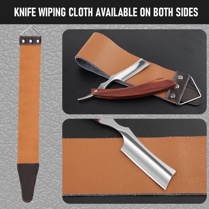 Straight Razor With Strope - Professional Straight Edge Barber Premium