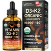 Vitamin D3 K2 USDA Organic Drops - Vitamin D3 10000