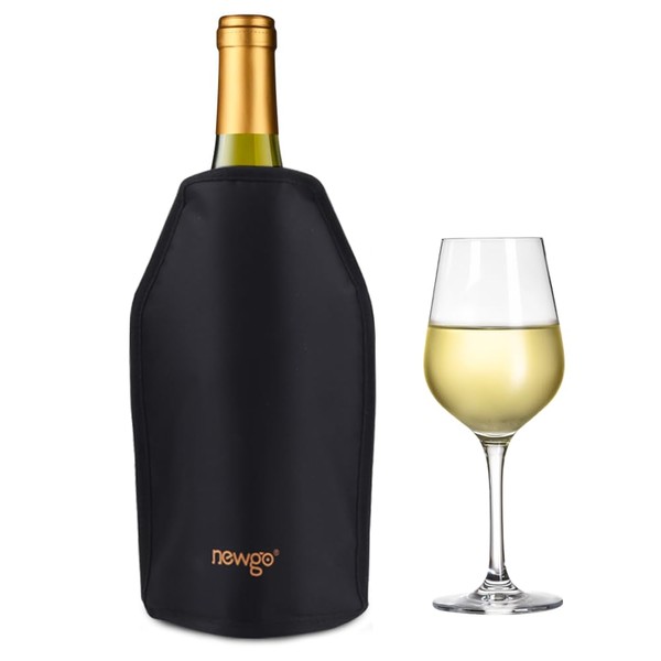 NEWGO® Water Resistant Fabric Cooler Sleeve for Wine Champagne and Other Bottles