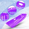 Slippery Racer Downhill Sprinter Flexible Kids Toddler Plastic Cold-Resistant Toboggan