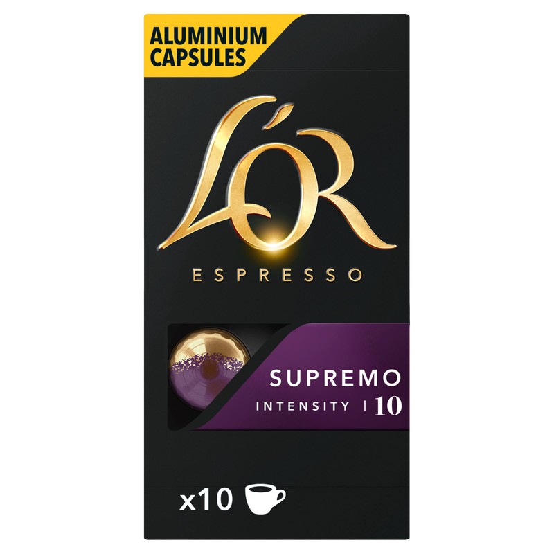 L'OR Espresso Supremo - Intensity 10 - Nespresso Compatible Coffee