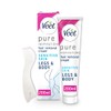 Veet Pure Hair Removal Cream, Legs & Body, Sensitive Skin,