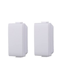 Switch Module, Shucko Buttons, USB Dimmer Compatible with Matix (1 Pair of Fake Pole Keycaps 1P White)