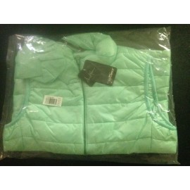 So Danca Small Ladies/Girls lightweight quilted sleeveless Vest Mint Green Size Small NWT