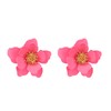 ANGLEQUEEN Chic Cute Floral Stud Earrings for Women Layered Boho
