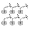 6 Pcs Wall Handrail Bracket 304 Stainless Steel Strong Bearing