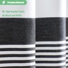 Dynamene Extra Long Fabric Shower Curtain, 84 Inch Long Farmhouse