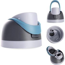 Mtxorvix Tapa de Repuesto para Owala Freesip, Compatible con Owala Cup de 16 onzas, 24 onzas, 32 onzas, 40 onzas, Tapa Superior de Botella de Agua con un botón, Accesorio de Repuesto para Tapa (Grey)