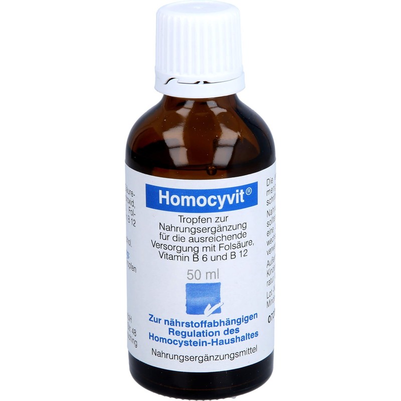 Homocyvit Drops to Support Normal Homocysteine Metabolism 50ml Solution