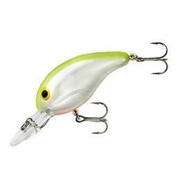 Band-It Crankbait Series 100 200 & 300 Bass Fishing Lures, Pearl Chartreuse Back, Series 200 (Dives to 8') (BDT215)