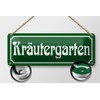 FEMER Tin Sign Herb Garden 27 x 10 cm Dill