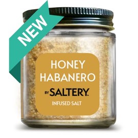 Sea Salt Blends. Handcrafted, All-Natural + Made in USA. No Additives, Ideal for Cooking, Baking, Seasoning & More (Honey Habanero)