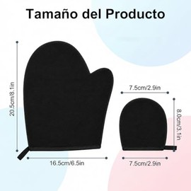 Guante Aplicador de Autobronceador y Exfoliante Corporal Reutilizable