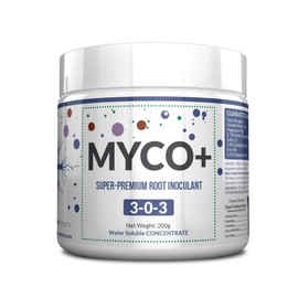 MYCO+ - Mycorrhizae Fungi Powder for Plants and Soil Health, Root Booster for Cuttings, Orchids, Roses, Vegetables, Succulents - Ultra Concentrated (200 Grams)