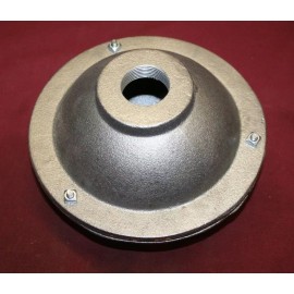 Flywheel Supply 9 Inch Cast Iron Ball Muffler Gas Engine Motor Flywheel  Hit & Miss 2" NPT