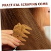 Baluue Wooden Comb for Hair Styling Scalp Massage Wide Tooth