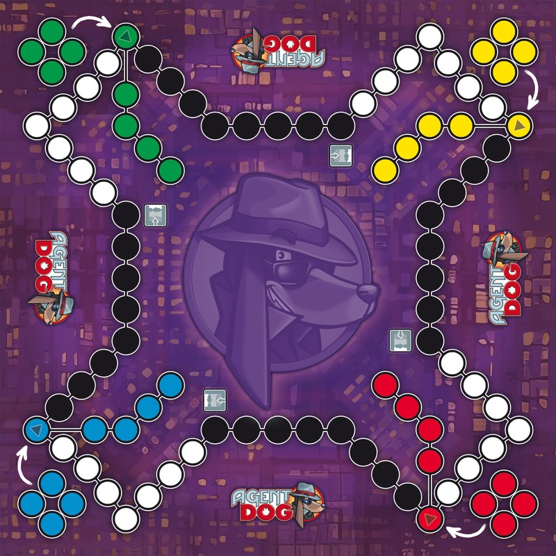 Schmidt Spiele 49454 Agent Dog Family Game, Multi-Colour