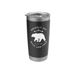 Grizzly 399 Wild & Free Grand Teton National Park Stainless Steel Insulated Tumbler