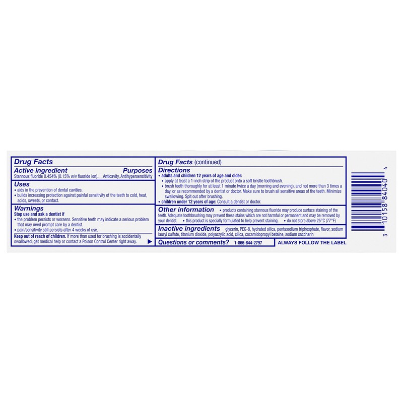 Sensodyne Repair and Protect Mint Toothpaste, Toothpaste for Sensitive Teeth
