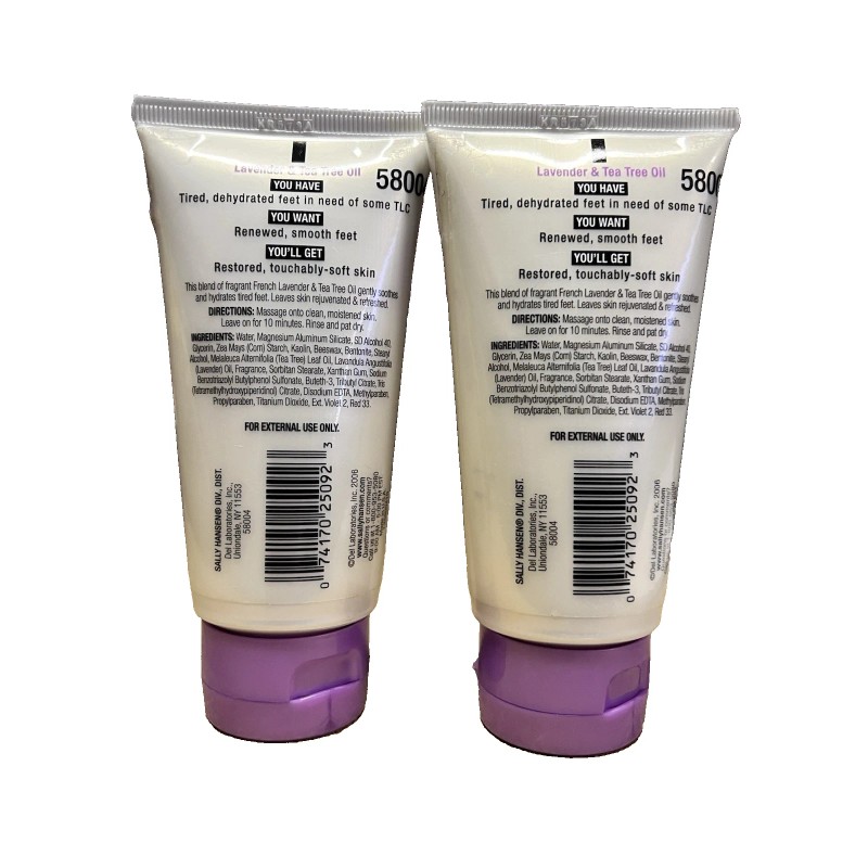 Sally Hansen Just Feet Spa Foot Mask Lavender & Tea
