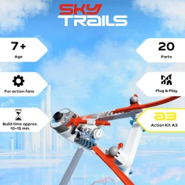 Sky Trails | Flip Rail | Construction toy for dynamic tracks & action | Build your own adventure with exciting flip elements for children aged 7 and up | 71971