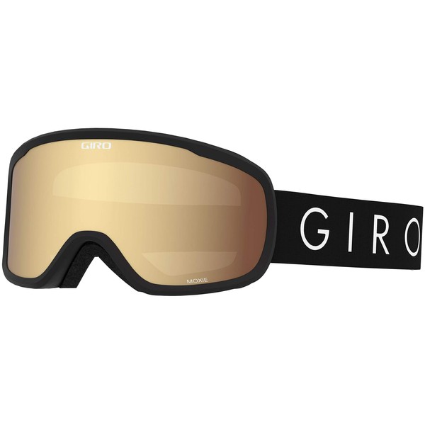 Giro Moxie Womens Snow Goggles - Black Core Light - Amber Gold/Yellow Lens - Medium Frame