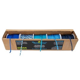 West Coast Paracord | 550 Polyester Paracord | Box Set – 5 x 100 ft Spools | Perfect for Camping, Outdoors, Fishing and Crafts