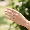 Leaf Ring Sterling Silver Moss Agate Leaf Adjustable Open Rings