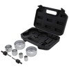 Wiltec Hole Saw Set 9-Piece Can Drill, 6 Drill Bits