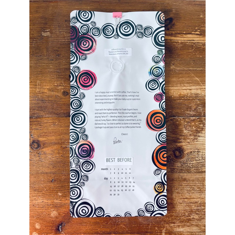 Coffee Junkie- Organic-Vanilla Bean Ice Cream 3lb Whole Bean Coffee