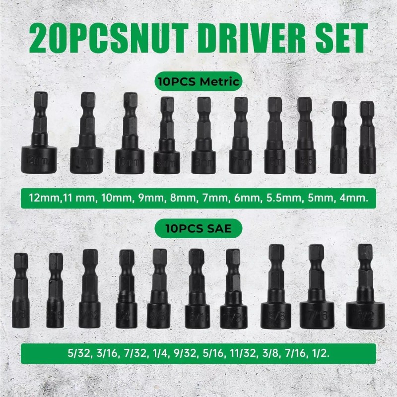 GURADESIGN 107-Piece Magnetic Screwdrivers Set with Case, Screw Driver Set,