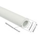 sourcing map 2pcs 2m/6.6ft Pipe Insulation Tube 18mm ID 30mm