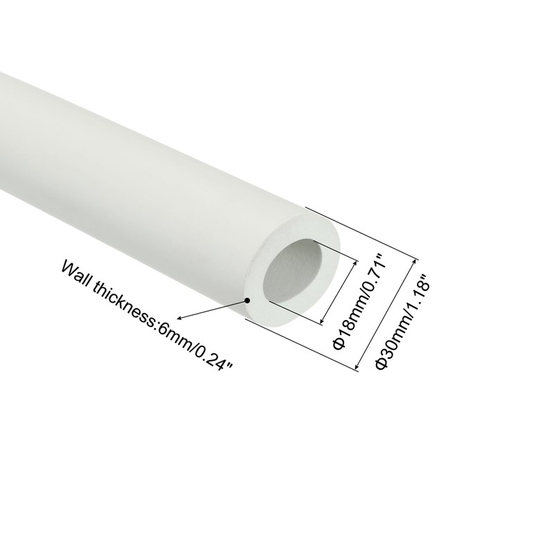 sourcing map 2pcs 2m/6.6ft Pipe Insulation Tube 18mm ID 30mm