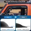 Nilight in Channel Rain Guards for Grand Caravan 2008-2023, Chrysler