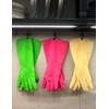 Rubber Dishwashing Gloves for Kitchen - Ausdown 3 Pairs Non-Slip