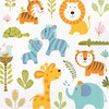 Creative Converting Wild Safari Lunch Napkins Party Supplies, 6.5" x