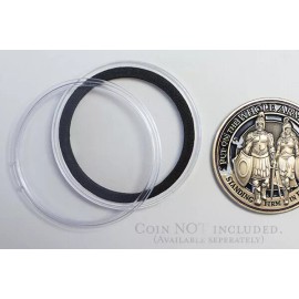 Clear Acrylic Coin Capsule with free bonus gift box