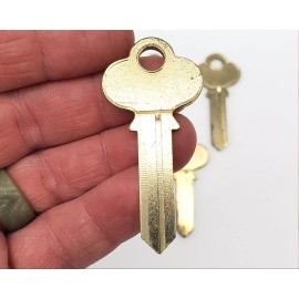 5x Corbin X4-57D2-6 Key Blanks Nickel Silver 6 Pin NOS