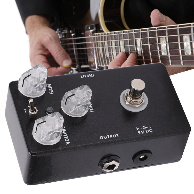 Guitar Effect Pedal Super Rat True Bypass Distortion Portable Adjustable