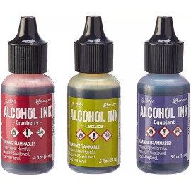 Ranger Tintas Al Ranger 3 Pack 14 Ml  Ink Cranberry/lettuce/eggplnt