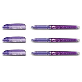 Pilot Frixion Point 3er Set Purple