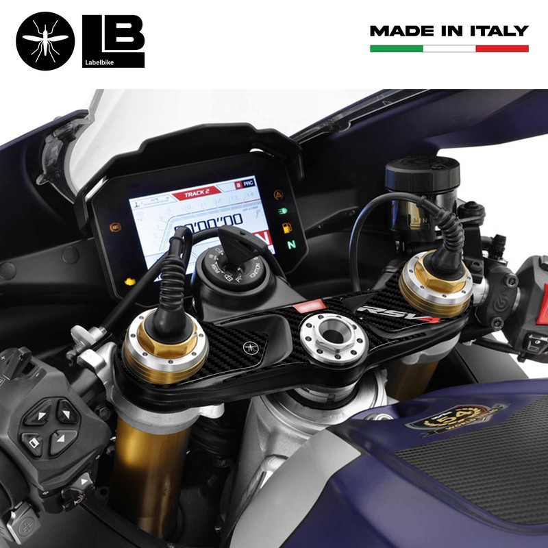 labelbike - 3D Sticker Protection Fork Plate Steering Compatible with